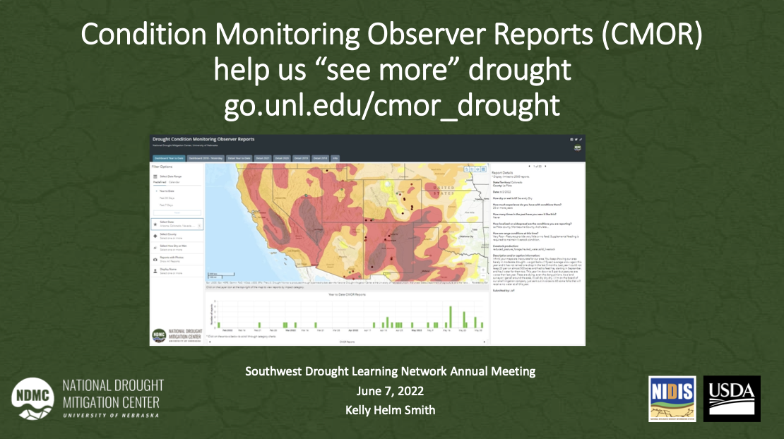 Conditioning Monitoring Observer Reports (CMOR)