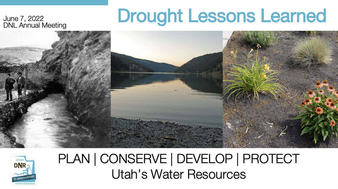Experience from Recent Droughts Lessons Learned