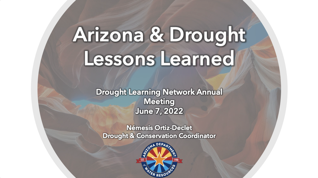 Arizona and Drought Lessons Learned